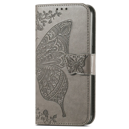 For Motorola Edge 30 Neo 5G / Edge 30 Lite 5G Stand Flip Wallet Magnetic Phone Cover Imprinted Butterfly Pattern PU Leather Phone Case