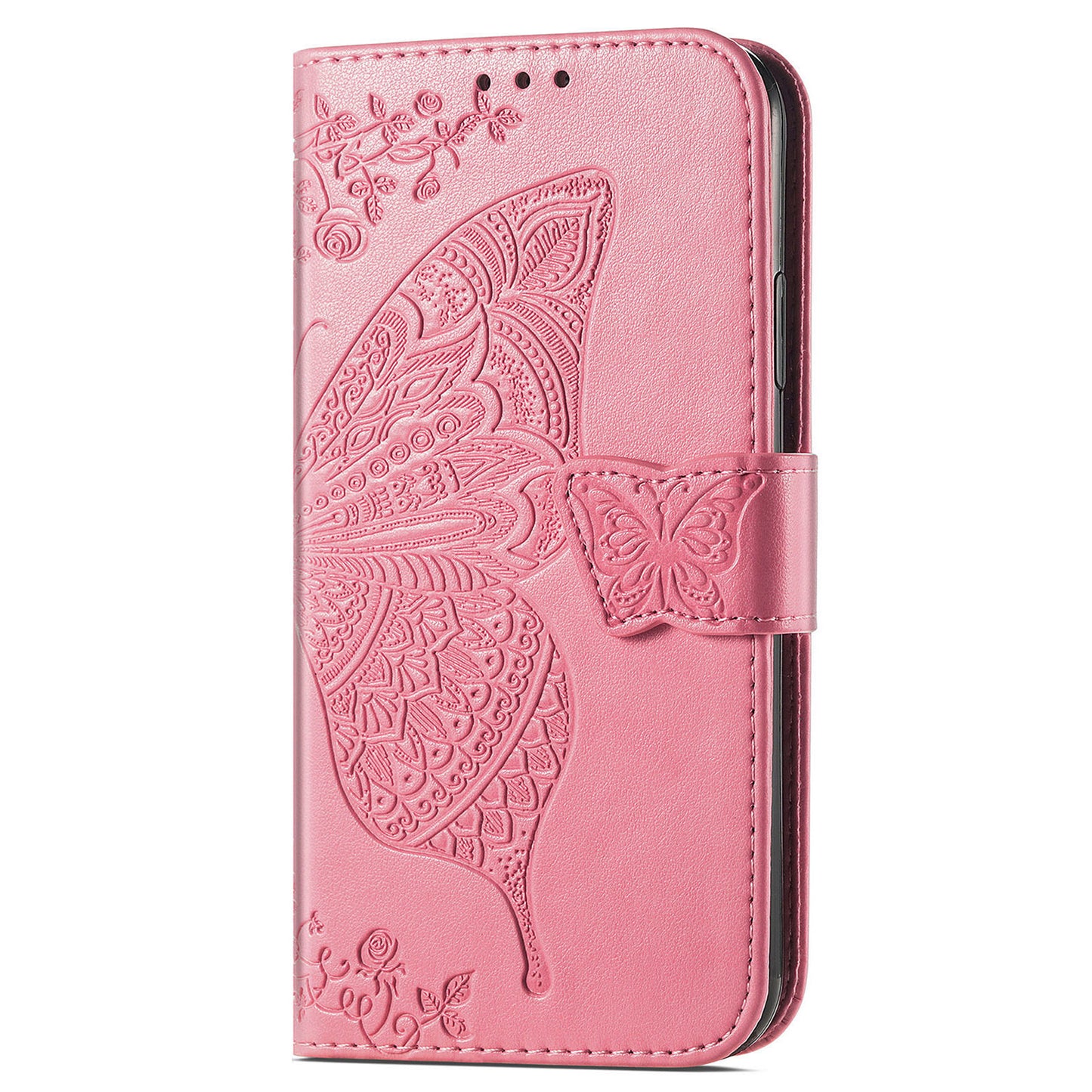 For Motorola Moto G60 Imprinted Butterfly Pattern PU Leather Phone Case Stand Book Design Wallet Flip Magnetic Cover