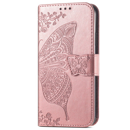 For Motorola Moto G60 Imprinted Butterfly Pattern PU Leather Phone Case Stand Book Design Wallet Flip Magnetic Cover