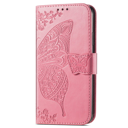 For Motorola Moto G72 4G PU Leather Folio Case  Imprinted Butterfly Pattern Stand Wallet Magnetic Phone Cover