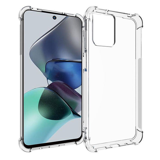 For Motorola Moto G23 4G Reinforced Corners TPU Protective Cover Transparent Anti-Slip Phone Case