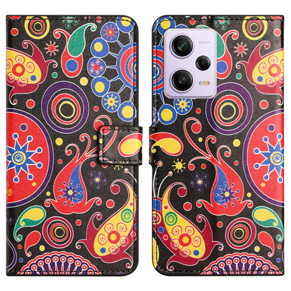 Wallet Phone Case for Xiaomi Redmi Note 12 Pro 5G / Note 12 Pro Speed 5G / Poco X5 Pro 5G , Pattern Printing PU Leather Stand Cover