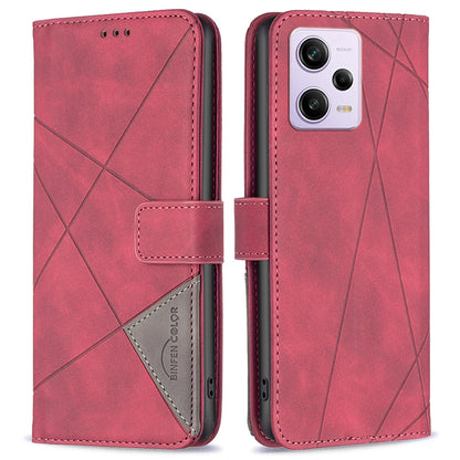 BINFEN COLOR Flip Leather Case for Xiaomi Redmi Note 12 Pro 5G / Note 12 Pro Speed 5G / Poco X5 Pro 5G Phone Case BF Imprinting Pattern Series-2 Style 05 Phone Wallet Stand Cover