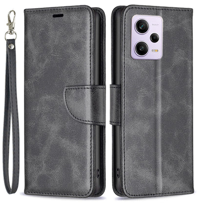 BF Leather Series-4 Phone Cover for Xiaomi Redmi Note 12 Pro 5G / Note 12 Pro Speed 5G / Poco X5 Pro 5G Anti-Drop Wallet Stand Case Flip Leather Cover with Strap