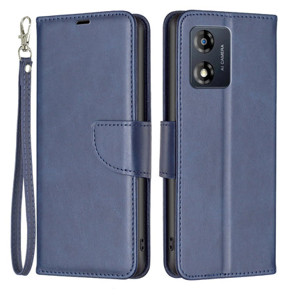 BF Leather Series-4 Cell Phone Cover for Motorola Moto E13 4G, Stand Flip Leather Wallet Full Protection Phone Case with Strap