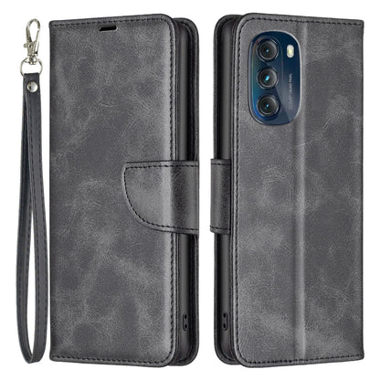 BF Leather Series-4 for Motorola Moto G 5G (2023) Mobile Phone Cover Wallet Stand Flip Leather Protective Case with Strap