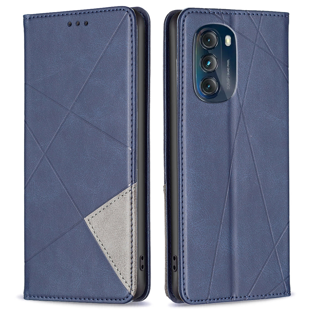 BF Imprinting Pattern Series-1 Anti-fall Phone Case For Motorola Moto G 5G (2023), Stand Leather Card Slot Protective Flip Phone Cover