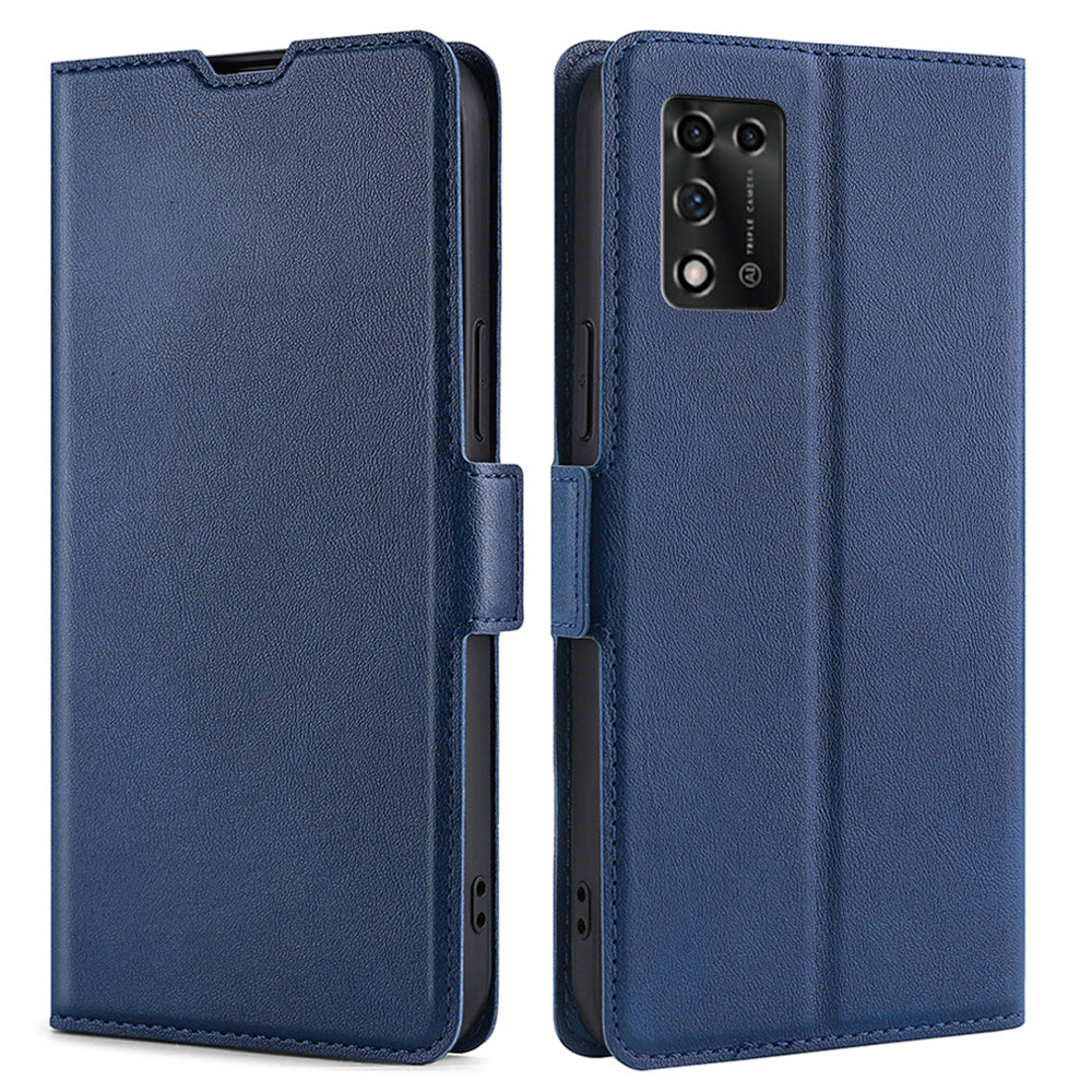 Cell Phone Cover for ZTE Libero 5G III, PU Leather Card Holder Mobile Phone Flip Case with Stand