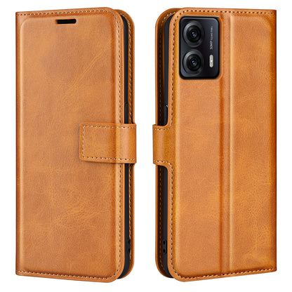 For Motorola Moto G53 5G Calf Texture PU Leather Wallet Case Square Clasp Drop-proof Phone Stand Cover