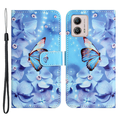 For Motorola Moto G53 5G / G23 4G / G13 4G PU Leather Phone Wallet Case 3D Pattern Printing Stand Cover