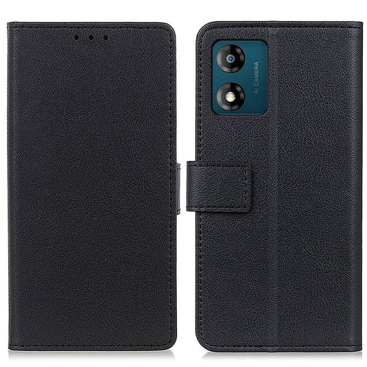 Phone Stand Case for Motorola Moto E13 4G, Textured PU Leather Wallet Protective Phone Cover