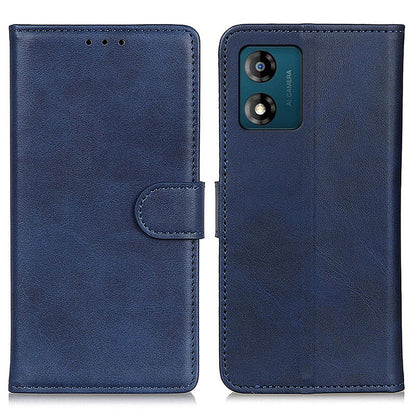 Anti-shock Protective Phone Case for Motorola Moto E13 4G, PU Leather Flip Mobile Phone Cover with Stand Wallet