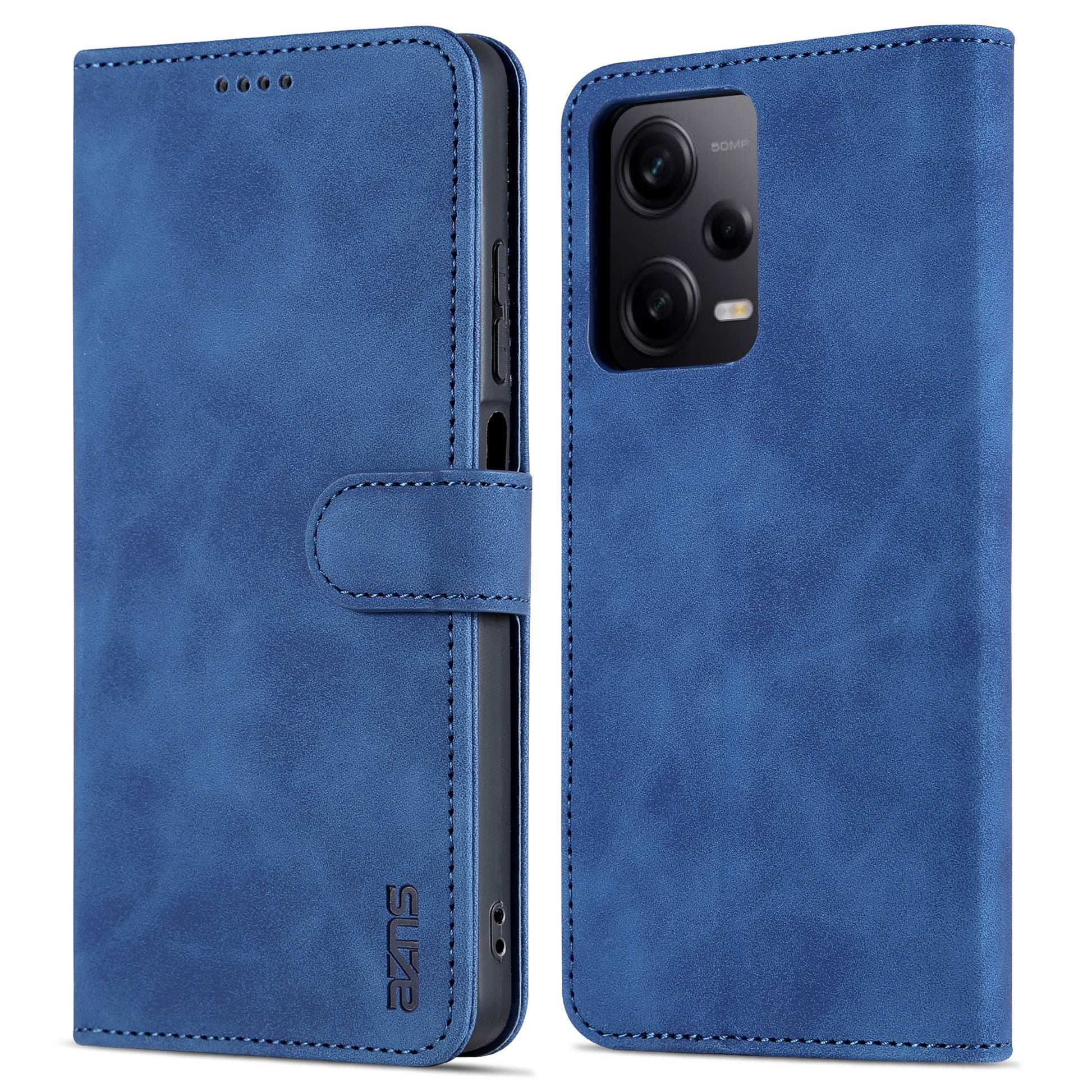 AZNS For Xiaomi Redmi Note 12 Pro 5G / Note 12 Pro Speed 5G / Poco X5 Pro 5G Phone Case PU Leather Wallet Stand Flip Folio Protective Cover