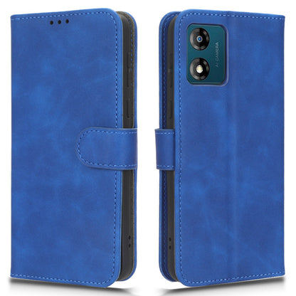 Leather Mobile Phone Case For Motorola Moto E13 4G , Skin-touch Shockproof Flip Phone Cover Stand Wallet