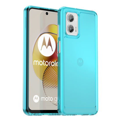 Candy Series For Motorola Moto G73 5G Smartphone Case Shock Absorbed Corner Flexible TPU Back Cover