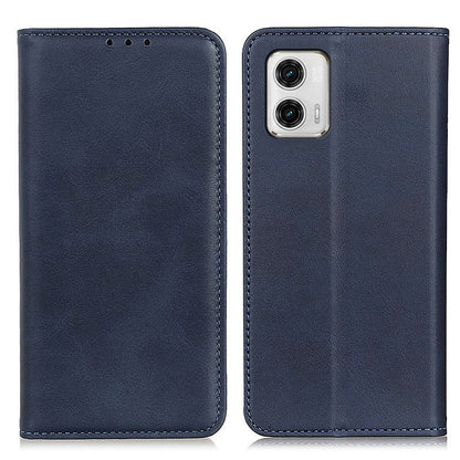 Phone Stand Case for Motorola Moto G73 5G Split Leather Wallet Anti-scratch Phone Cover