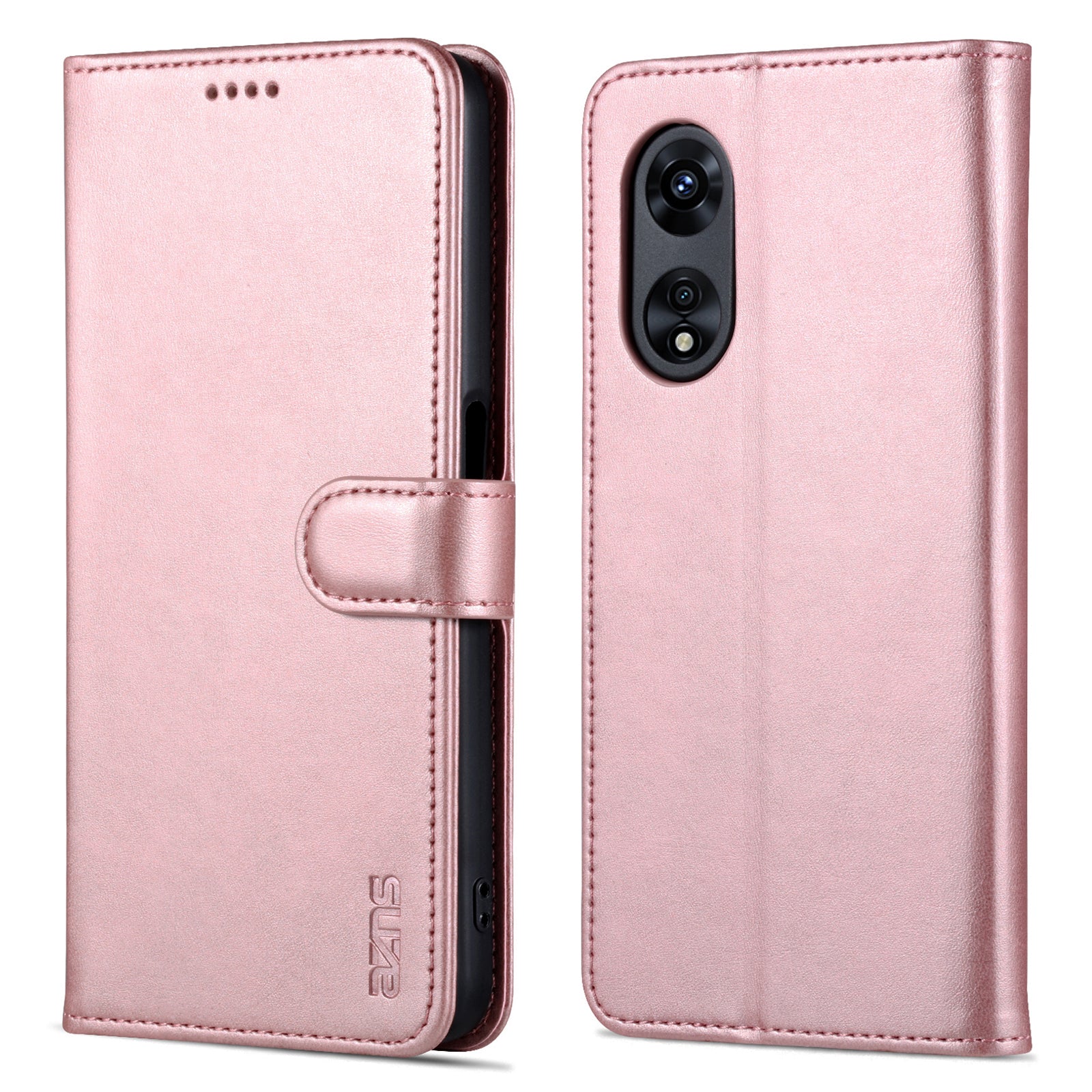 AZNS For Oppo A58 5G / A58x 5G / A78 5G Cowhide Texture Leather Flip Cover  Magnetic Stand Wallet Phone Case