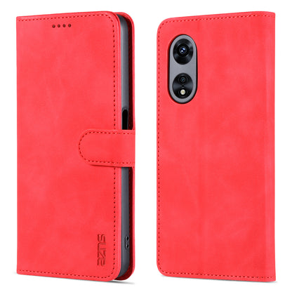 AZNS For Oppo A58 5G / A58x 5G / A78 5G Cowhide Texture Leather Flip Cover  Magnetic Stand Wallet Phone Case