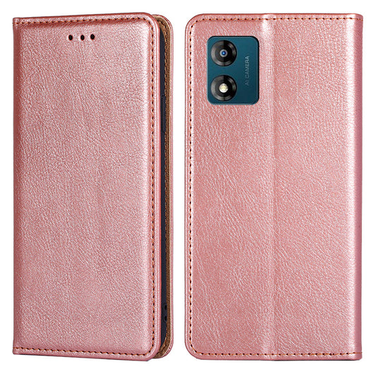 Mobile Phone Case for MOTO E13 4G PU Leather Protective Cover Wallet Stand Case