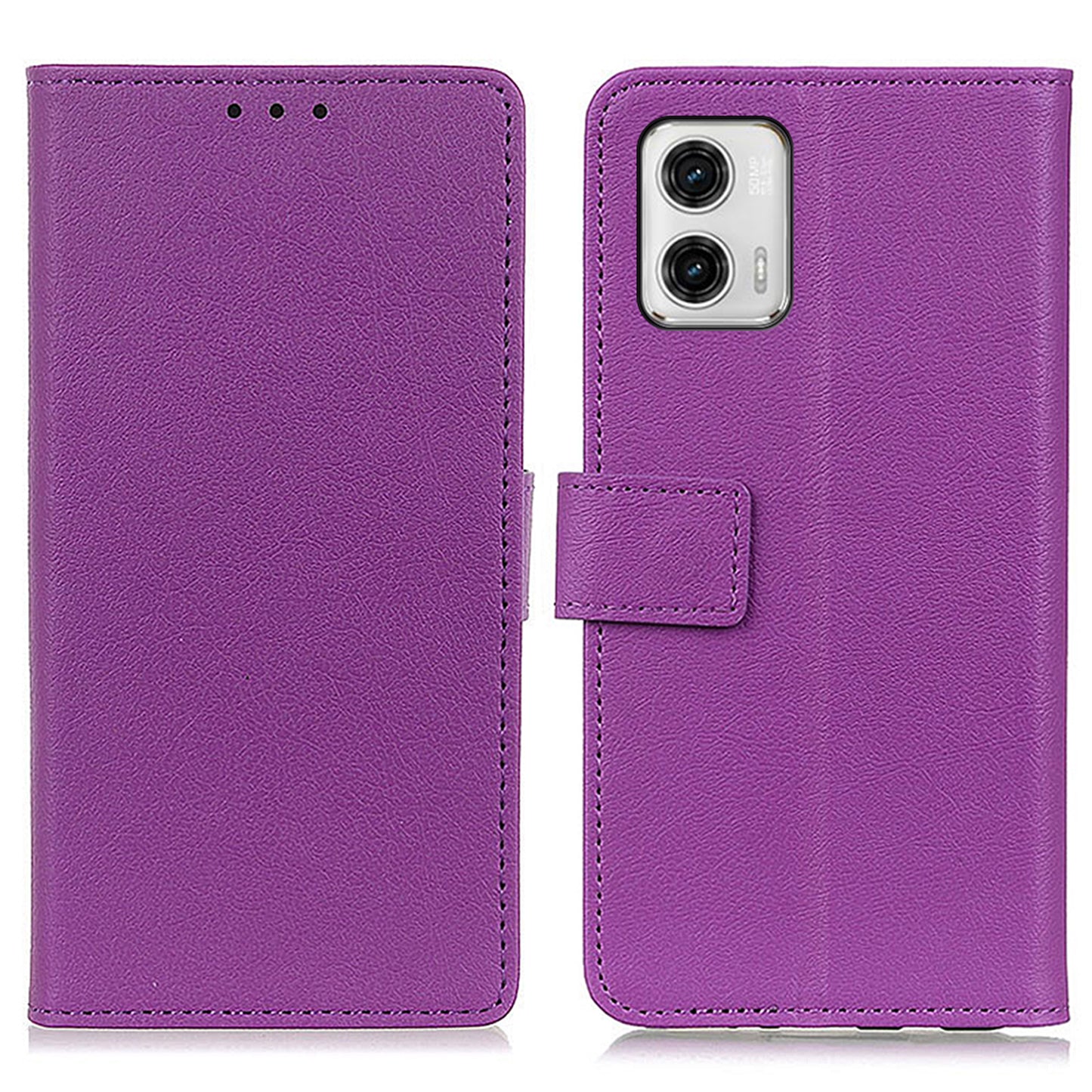 For Motorola Moto G73 5G Phone Wallet Cover PU Leather Cell Phone Stand Case