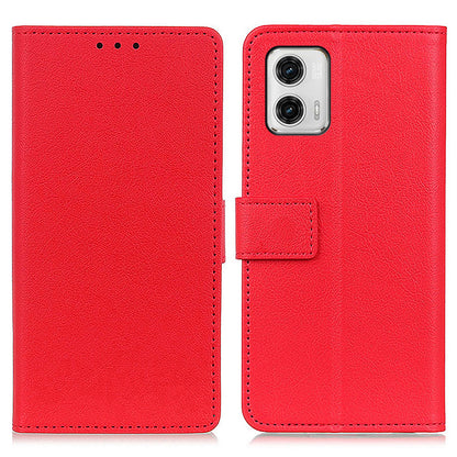 For Motorola Moto G73 5G Phone Wallet Cover PU Leather Cell Phone Stand Case