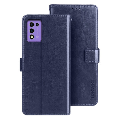 IDEWEI For ZTE Libero 5G III Phone Wallet Cover Stand PU Leather Full Protection Phone Case