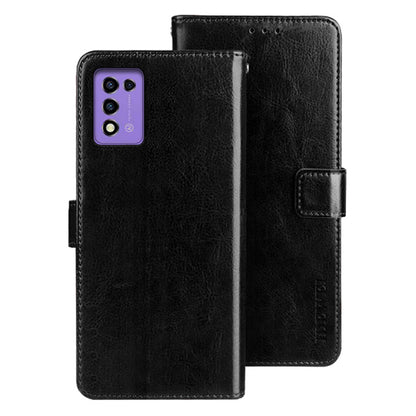 IDEWEI For ZTE Libero 5G III Phone Wallet Cover Stand PU Leather Full Protection Phone Case