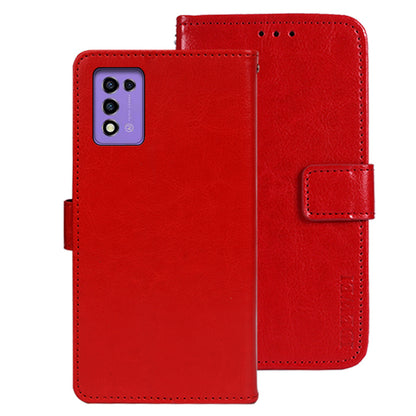 IDEWEI For ZTE Libero 5G III Phone Wallet Cover Stand PU Leather Full Protection Phone Case