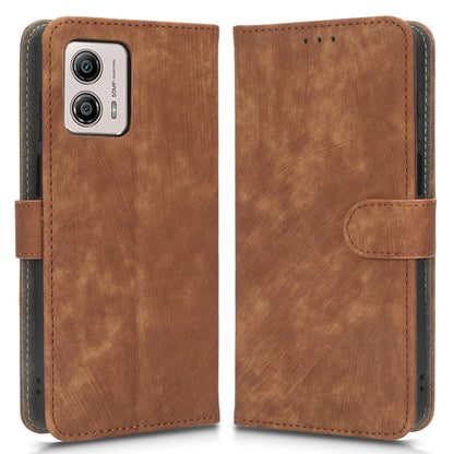 For Motorola Moto G53 5G Leather Phone Case Phone Stand RFID Blocking Wallet Cover