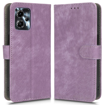 For Motorola Moto G13 4G / G23 4G Anti-Scratch Leather Phone Case Stand RFID Blocking Wallet Cover