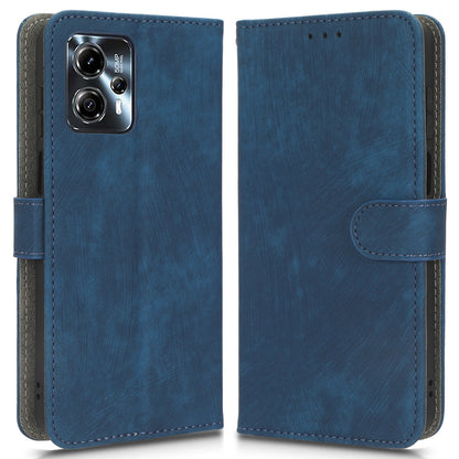 For Motorola Moto G13 4G / G23 4G Anti-Scratch Leather Phone Case Stand RFID Blocking Wallet Cover