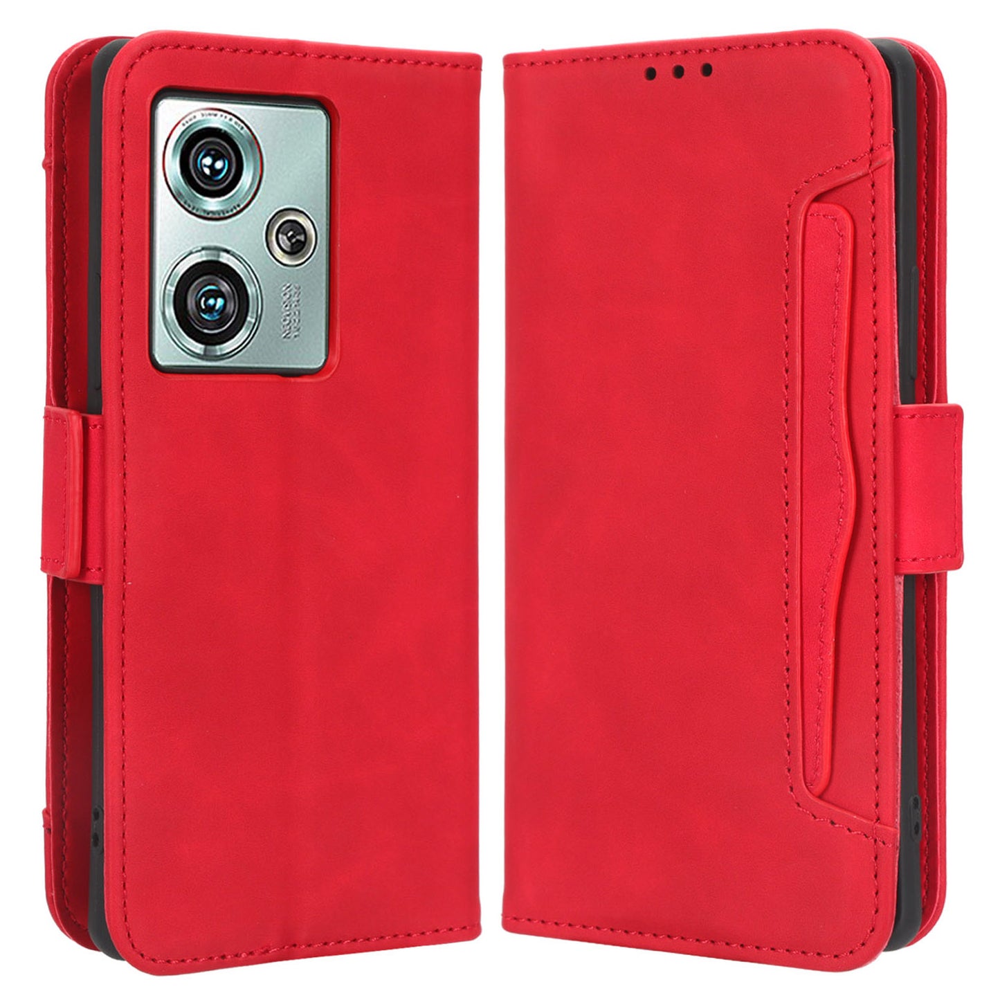 For ZTE nubia Z50 PU Leather Case Stand Wallet Multiple Card Holder Phone Flip Cover