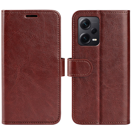 For Xiaomi Redmi Note 12 Pro+ 5G Crazy Horse Texture Case Leather Wallet Stand Cover