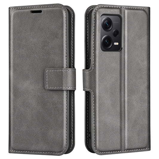 For Xiaomi Redmi Note 12 Pro+ 5G Phone Case Calf Texture Stand Wallet Cover