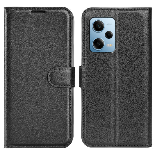 For Xiaomi Redmi Note 12 Pro 5G / Note 12 Pro Speed 5G / Poco X5 Pro 5G Litchi Texture PU Leather Wallet Phone Stand Cover