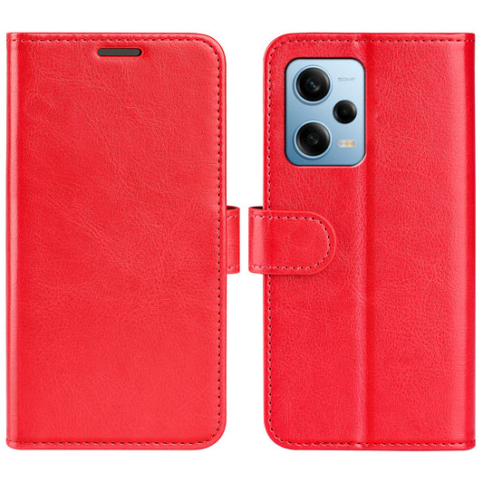 For Xiaomi Redmi Note 12 Pro 5G / Note 12 Pro Speed 5G / Poco X5 Pro 5G Leather Wallet Case Crazy Horse Texture Stand Cover