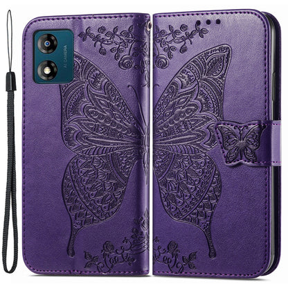 For Motorola Moto E13 4G Imprinted PU Leather Wallet Phone Case Anti-drop Stand Cover