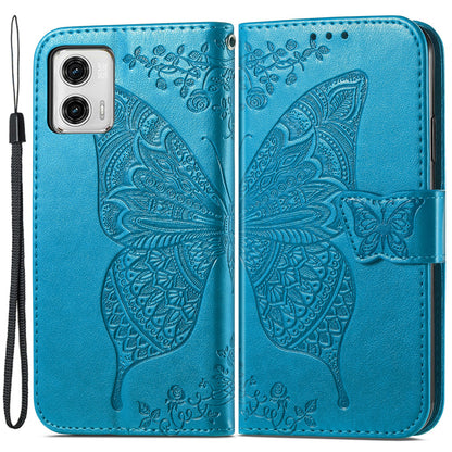 For Motorola Moto G73 5G Imprinted Shockproof PU Leather Wallet Phone Case Stand Cover