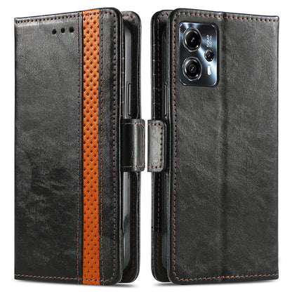 CASENEO 002 Series For Motorola Moto G23 4G / G13 4G Wallet Case Splicing PU Leather Anti-fall Stand Cover