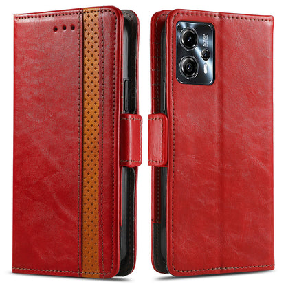 CASENEO 002 Series For Motorola Moto G23 4G / G13 4G Wallet Case Splicing PU Leather Anti-fall Stand Cover