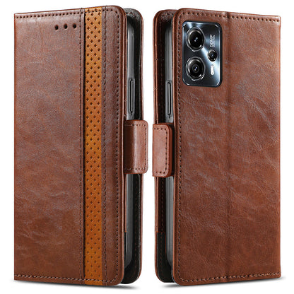 CASENEO 002 Series For Motorola Moto G23 4G / G13 4G Wallet Case Splicing PU Leather Anti-fall Stand Cover