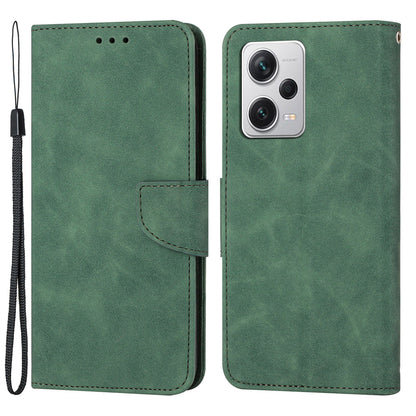 For Xiaomi Redmi Note 12 Pro 5G / Note 12 Pro Speed 5G / Poco X5 Pro 5G Leather Phone Case Solid Color Wallet Stand Cover