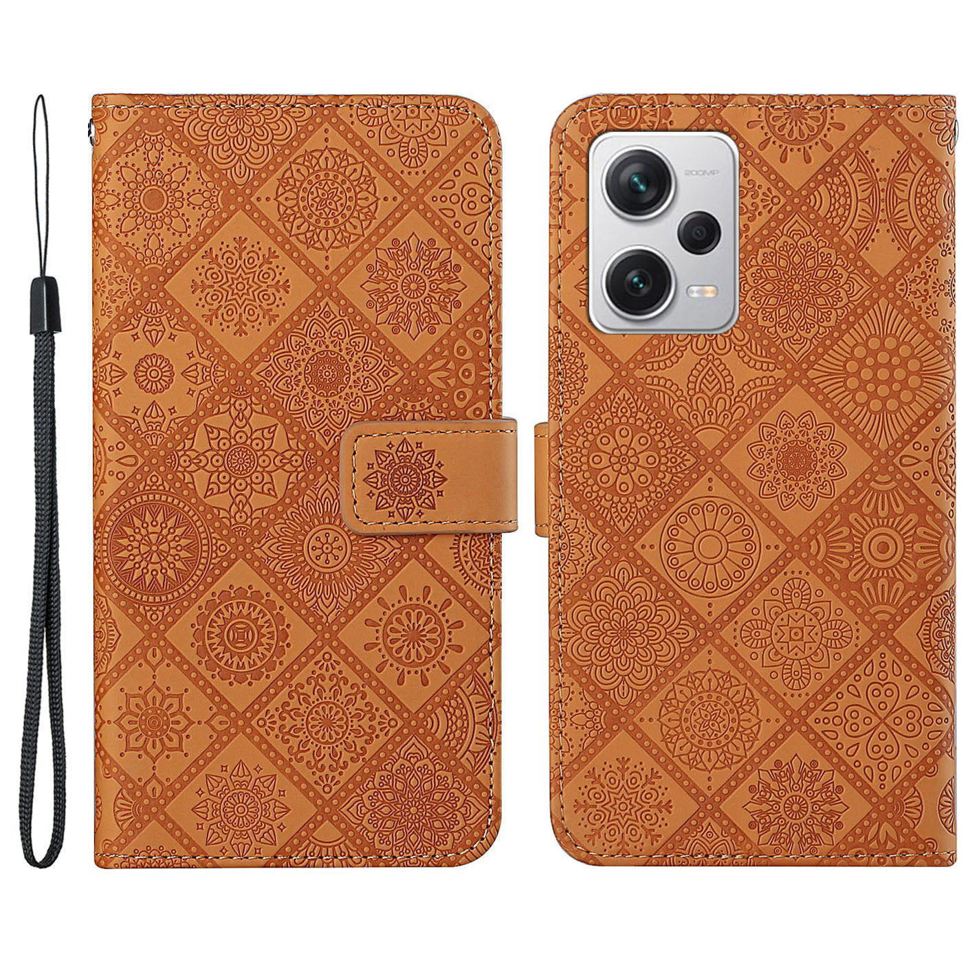 For Xiaomi Redmi Note 12 Pro 5G / Note 12 Pro Speed 5G / Poco X5 Pro 5G Anti-drop Leather Phone Cover