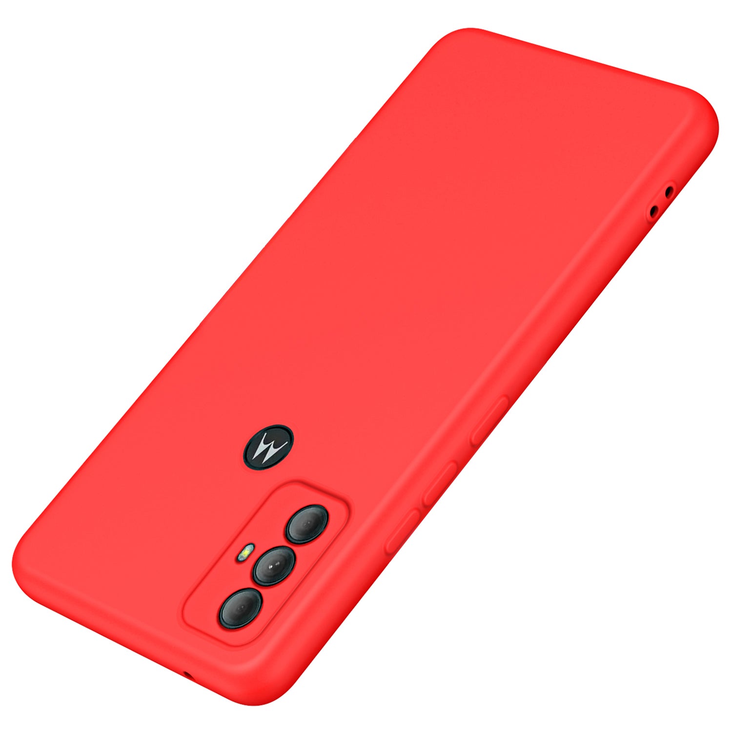 For Motorola Moto G Power (2022) 2.2mm Thickness Back Cover Rubberized Fiber Lining TPU Phone Case