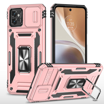 Armor Series Phone Case for Motorola Moto G32 4G , PC + TPU Protective Mobile Phone Cover Kickstand