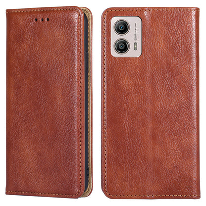 For Motorola Moto G73 5G PU Leather Wallet Phone Case Magnetic Auto-closing Stand Cover