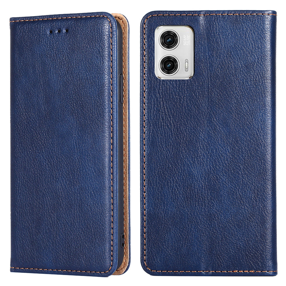 For Motorola Moto G73 5G PU Leather Wallet Phone Case Magnetic Auto-closing Stand Cover