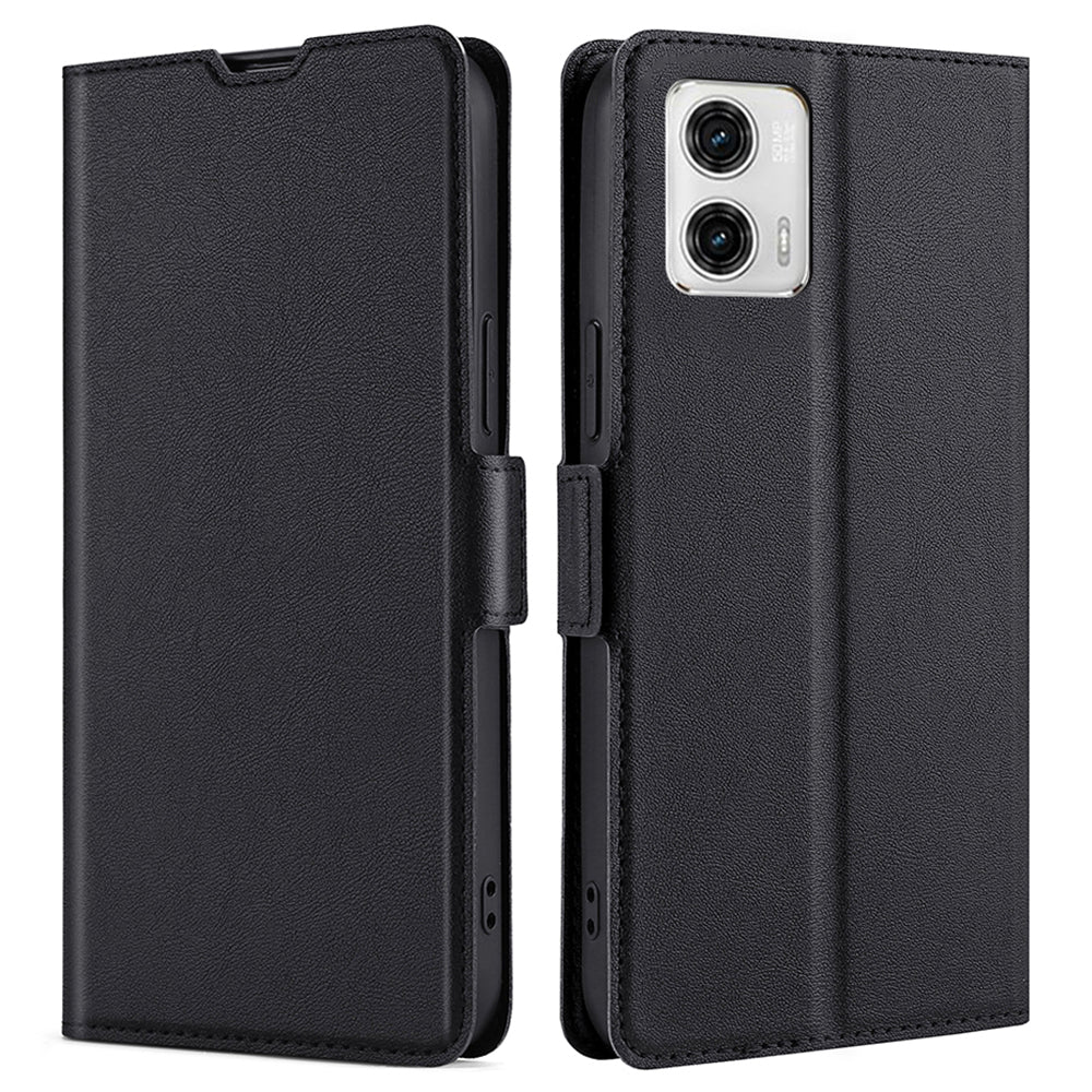 For Motorola Moto G73 5G Phone Case PU Leather Stand Card Slots Cover