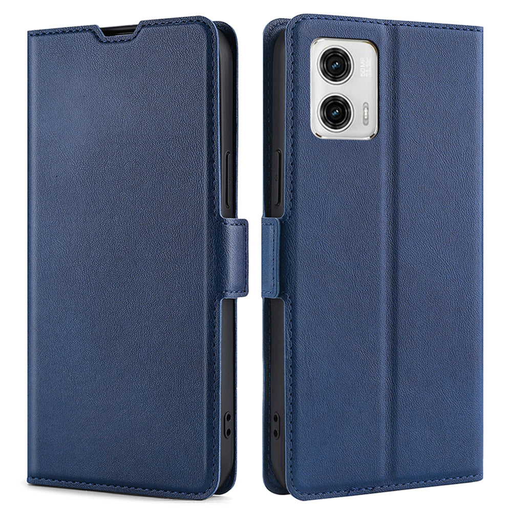 For Motorola Moto G73 5G Phone Case PU Leather Stand Card Slots Cover