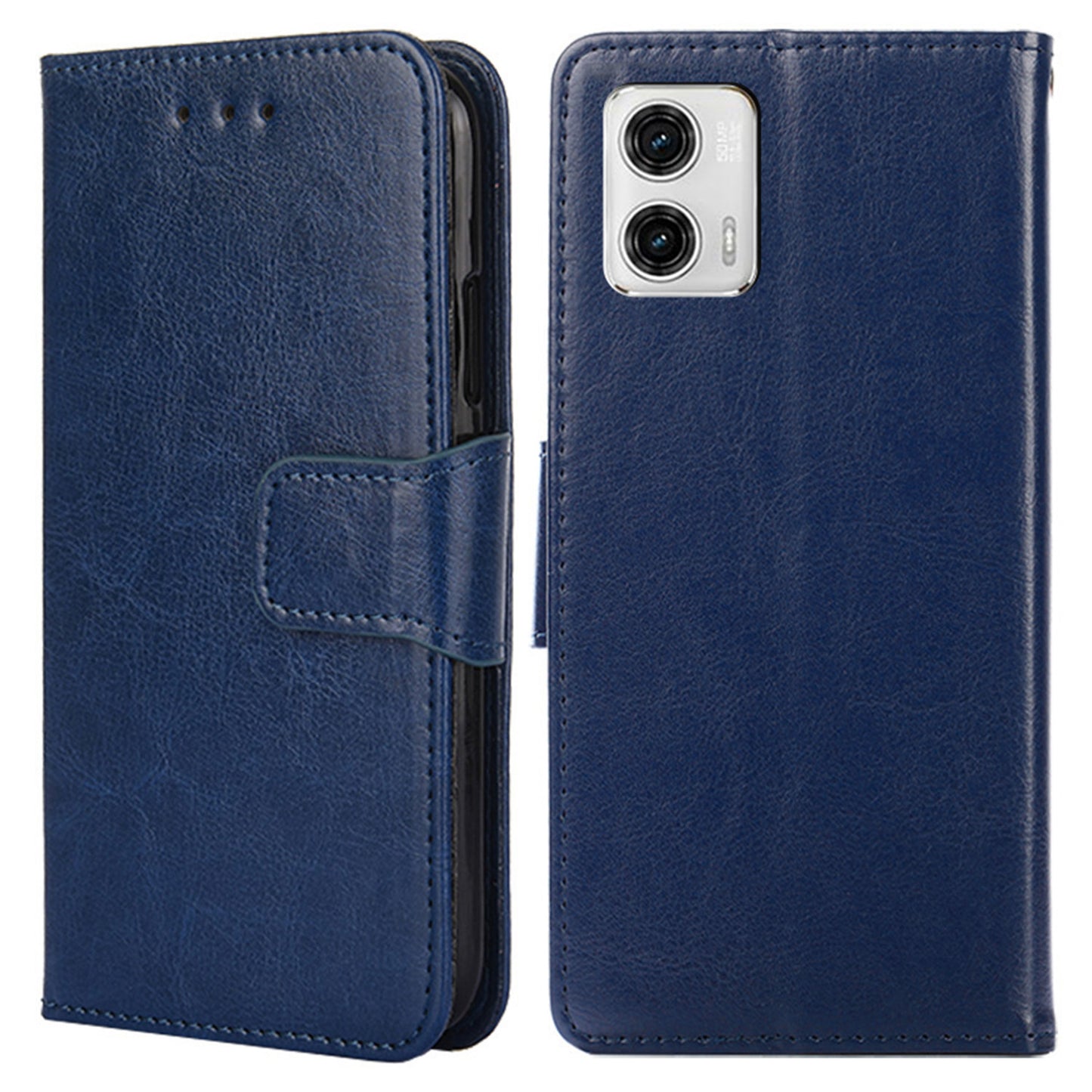 For Motorola Moto G73 5G PU Leather Phone Wallet Case Stand Protective Phone Cover